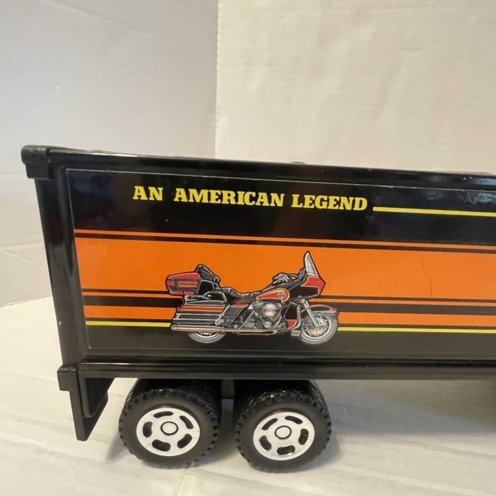 1992 BuddyL Harley-Davidson Semi Truck 10-Wheeler Plastic/Metal Vintage‎ - Picture 8 of 16